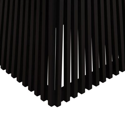 DINING TABLE SQUARE FRANTZ HM9458.02 MINDI WOOD IN BLACK 80x80x78Hcm.
