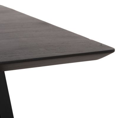 DINING TABLE SQUARE FRANTZ HM9458.02 MINDI WOOD IN BLACK 80x80x78Hcm.