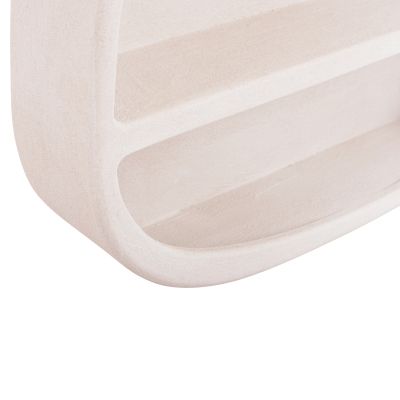 WALL SHELF SERIES SANTORINI HM18058 MDF IN OFF-WHITE COLOR 95x18x100Hcm.