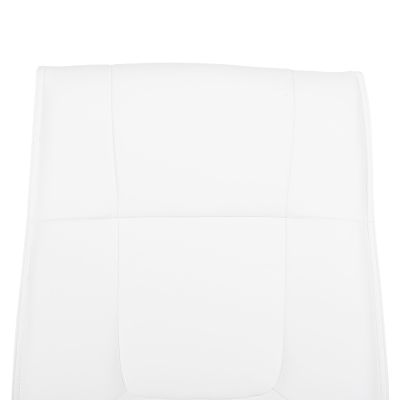 REPLACEMENT BACKREST FOR OFFICE CHAIR HM1092.02 WHITE PU 50x14x70Hcm.