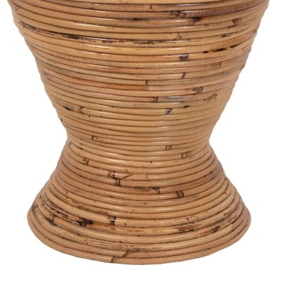 DECORATIVE FLOOR VASE HM7852 RATTAN IN NATURAL COLOR Φ30x100Hcm.