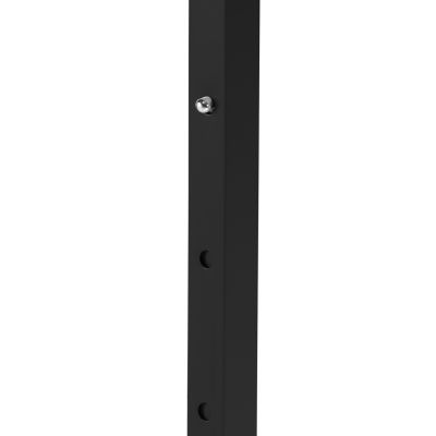 GAZEBO MATTHEW HM6312 FOLDABLE-METAL BLACK FRAME-WHITE SHADE 3x6x3,10Hm