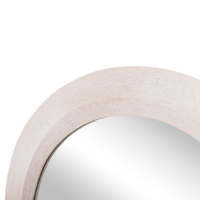 WALL MIRROR SERIES SANTORINI HM4512 MDF IN OFF-WHITE 54x3,5x120Hcm.