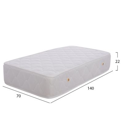 MATTRESS FOR CHILDREN “BABYCLOUD”, BONNELL SPRINGS, DOUBLE-SIDED, 70X140 CM