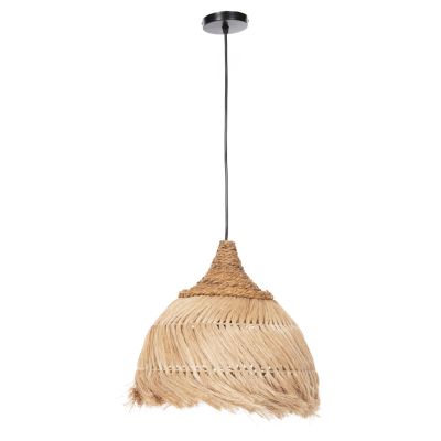 ВИСУЛКА ЗА ТАВАН MENDONG GRASS FIBERS В ЕСТЕСТВЕН ЦВЯТ Φ38x34-120Hcm.HM7776