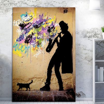 WALL PAINTING SERIES GOBI HM4819 PRINTED CANVAS 50x3(thickness)x70Hcm.