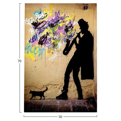 WALL PAINTING SERIES GOBI HM4819 PRINTED CANVAS 50x3(thickness)x70Hcm.
