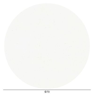 HPL TABLETOP HM5842.22 ROUND IN WHITE Φ70cm.