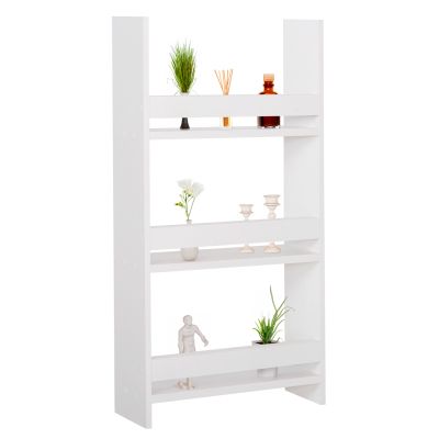 WALL SHELVES SANI HM18223.01 MELAMINE IN WHITE 60x10x90Hcm. (3 SHELVES)