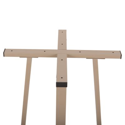 BAR TABLE BASE MEDIUM HEIGHT HM477.25 METAL IN CAPPUCCINO 50x50x90Hcm.