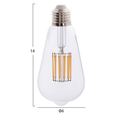 LIGHT BULB HM4189.01 LED FILAMENT 12W E27 2700K CLEAR