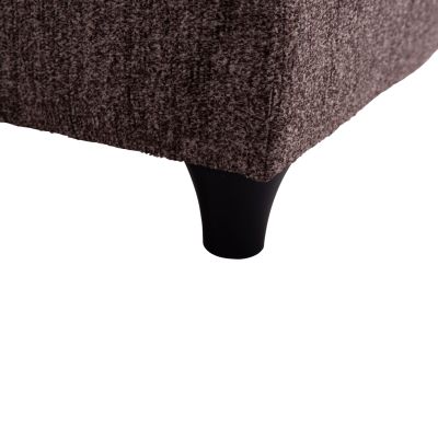 DOUBLE BED NESTOR HM715.02 BROWN TEDDY FABRIC FOR MATTRESS 160x200cm.
