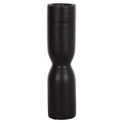 CERAMIC TABLE DECOR SCEPTER HM4615.02 MATTE BLACK Φ7.5x31Hcm.