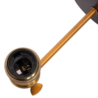 WALL SCONCE RESTON HM4467 METAL BASE-ALUMINUM BULB SOCKET 10x10x26Hcm.