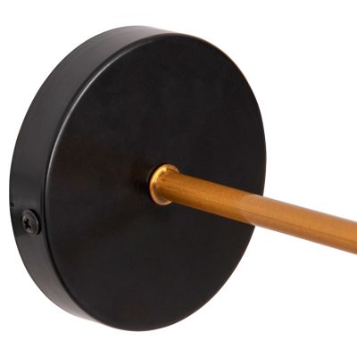 WALL SCONCE RESTON HM4467 METAL BASE-ALUMINUM BULB SOCKET 10x10x26Hcm.