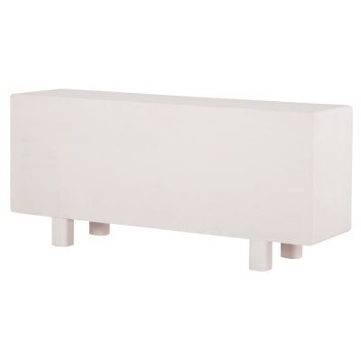 BUFFET SERIES SANTORINI HM18068 MDF IN OFF-WHITE COLOR-3 DOORS 140x38x64Hcm.