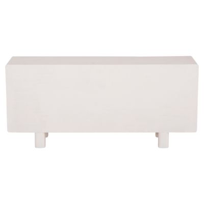 BUFFET SERIES SANTORINI HM18068 MDF IN OFF-WHITE COLOR-3 DOORS 140x38x64Hcm.