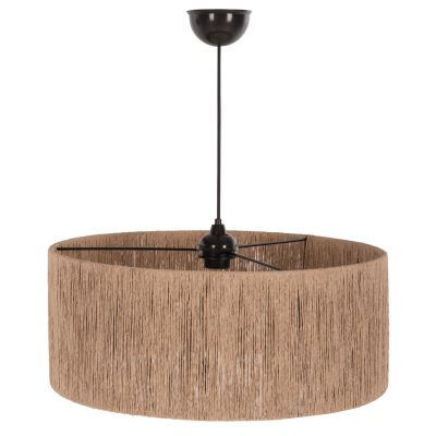 CEILING PENDANT LAMP INDOORS HM7946.02 WITH BEIGE PAPER ROPE CAP Φ50x65Hcm.