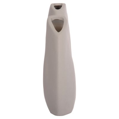 CERAMIC TABLE DECOR ARKEN HM4619.03 GREY MATTE 20.5x8x26Hcm.