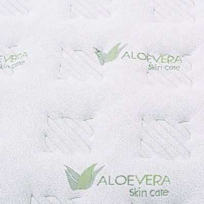 MATTRESS CONTINUOUS SPRING WITH MATTRESS PAD ALOE VERA 120X200 HM372.18 SINGLE SIDE