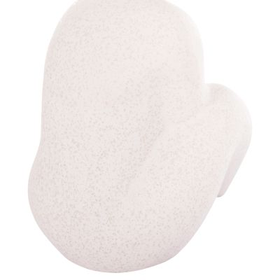 CERAMIC TABLE DECOR HUMANS HM4595 OFF WHITE WITH CRYSTALLISATION 13,8x12,5x21Hcm.