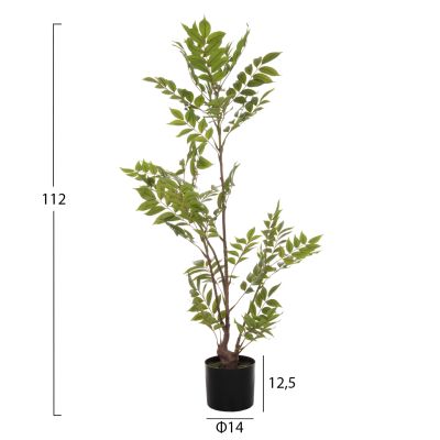 DECORATIVE SYNTHETIC PLANT IN POT HM4005 RANDOM TREE 112H cm.