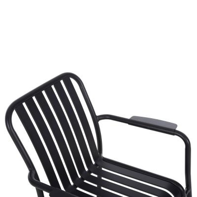 ALUMINUM ARMCHAIR RACHEL HM6088.10 ANTHRACITE 63x58x85Hcm.