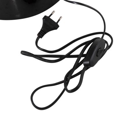 TABLE LAMP SMUSH HM4258.04 METAL IN BLACK-ROTATING CAP Φ32,5x69Hcm.