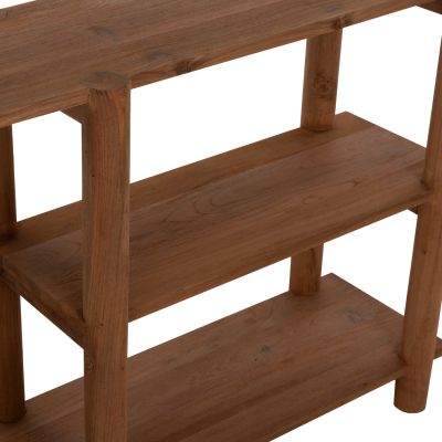 CONSOLE KUTAI HM9638 RECYCLED TEAK WOOD IN NATURAL RUSTIC COLOR 120x35x80Hcm.