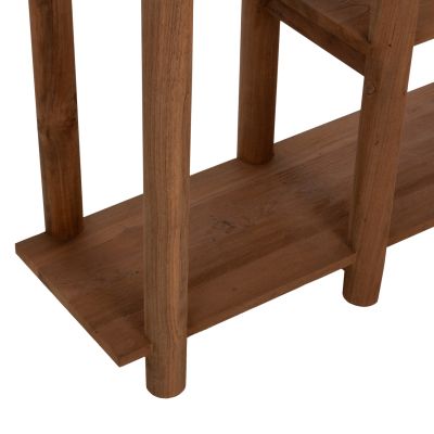 CONSOLE KUTAI HM9638 RECYCLED TEAK WOOD IN NATURAL RUSTIC COLOR 120x35x80Hcm.