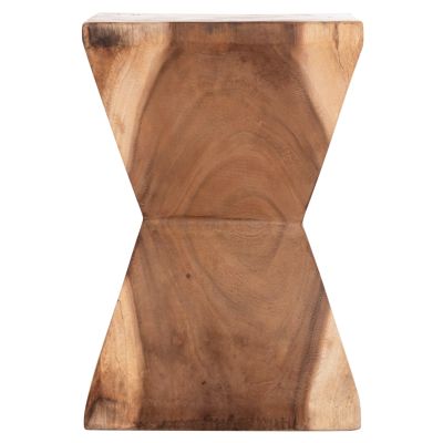 SIDE STOOL ANVIL HM9756.11 SUAR WOOD IN NATURAL 31x31x45Hcm.