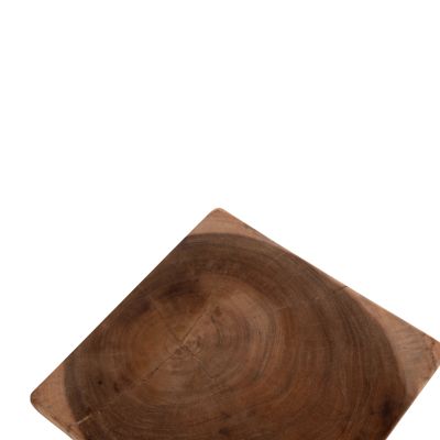 SIDE STOOL ANVIL HM9756.11 SUAR WOOD IN NATURAL 31x31x45Hcm.