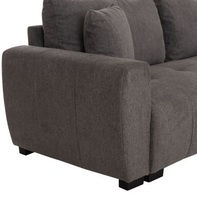 CORNER SOFA REVERSIBLE MEDEL HM3288.01 GREY P.E. FABRIC 290x208x80Hcm.
