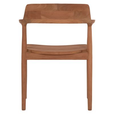 OUTDOOR DINING CHAIR FREM HM18107 TEAK WOOD IN NATURAL COLOR 59x54.5x76Hcm.