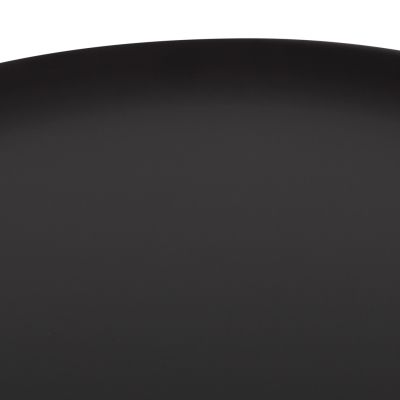 SET 2 COFFEE TABLES RINKON2 HM18304.02 ALL METAL IN BLACK Φ49cm & Φ69cm