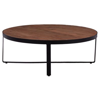 Coffee Table ATHARVA HM8461.11 solid acacia wood  Φ100X36cm