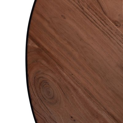 Coffee Table ATHARVA HM8461.11 solid acacia wood  Φ100X36cm