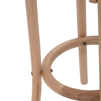 Дървена табуретка Буково дърво в тъмен цвят на мед с мат 36'x70см HM8751.05