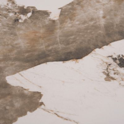 DINING TABLE TETRAN HM18315.02 BLACK METAL BASE--SINTERED STONE TOP IN PANDORA COLOR 80x80x73Hcm