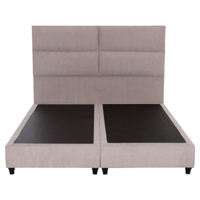 BED MILO HM616.32 BEIGE FABRIC- FOR MATTRESS 160x200cm