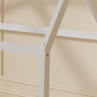 BED WITH MATTRESS PEPE HM21303.01 PINE WOOD IN WHITE COLOR--MATTRESS 70x140cm