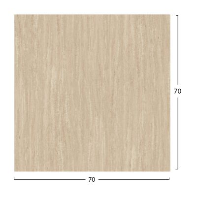 SQUARE HPL TABLETOP HM5838.35 TRAVERTINE STONE 70x70cm.
