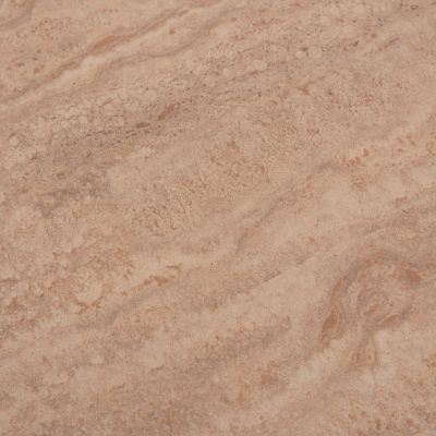 SET 2 COFFEE TABLES JEN HM18305.04 METAL IN CHAMPAGNE-CERAMIC IN TRAVERTINE COLORING Φ50cm & Φ70cm