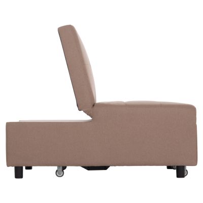 LOUNGE CHAIR-BED LIBRE HM3295.03 BEIGE FABRIC 75x106x87Hcm.