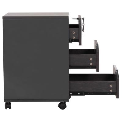 Professional Office Drawer with wheels Rosewood HM2108 42x42x60cm