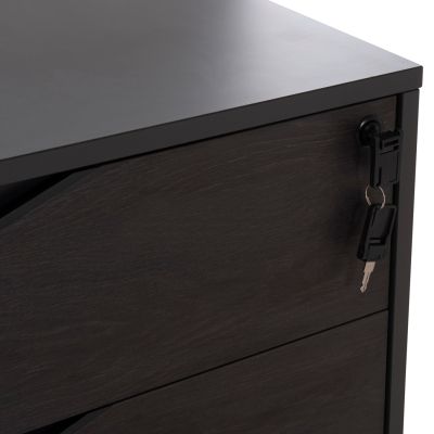 Professional Office Drawer with wheels Rosewood HM2108 42x42x60cm