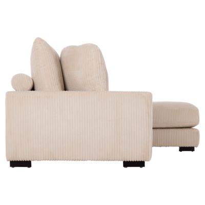 CORNER SOFA RIGHT CRANFIELD HM3287.02R BEIGE CORD FABRIC 313x169(corner)x80Hcm.