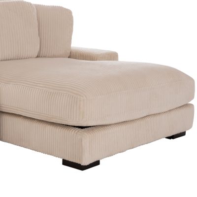 CORNER SOFA RIGHT CRANFIELD HM3287.02R BEIGE CORD FABRIC 313x169(corner)x80Hcm.
