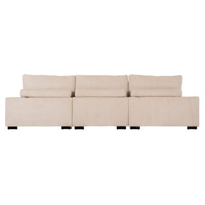 CORNER SOFA LEFT CRANFIELD HM3287.02L BEIGE CORD FABRIC 313x169(corner)x80Hcm.