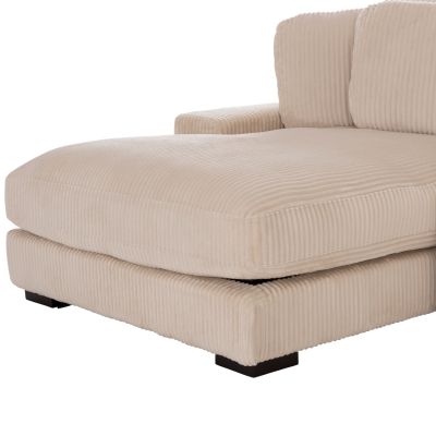 CORNER SOFA LEFT CRANFIELD HM3287.02L BEIGE CORD FABRIC 313x169(corner)x80Hcm.